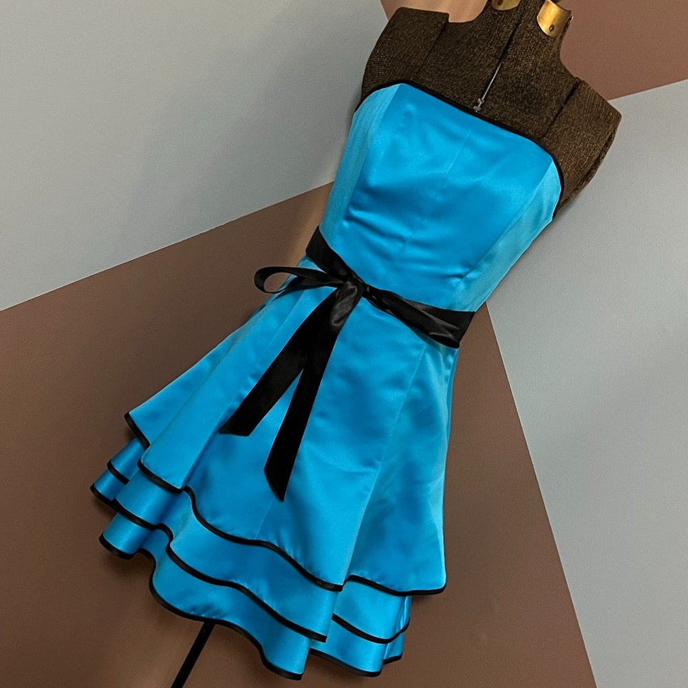 Roberta Tiered Semi-Formal Mini Dress
